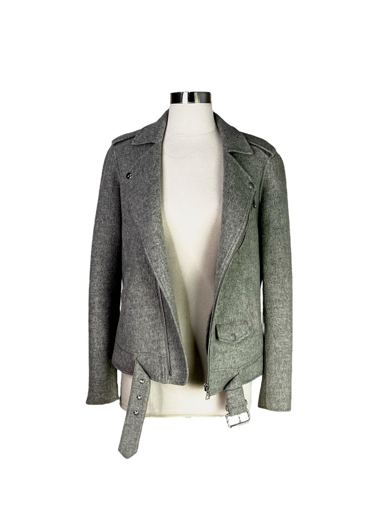 Theory Wool Moto Jacket