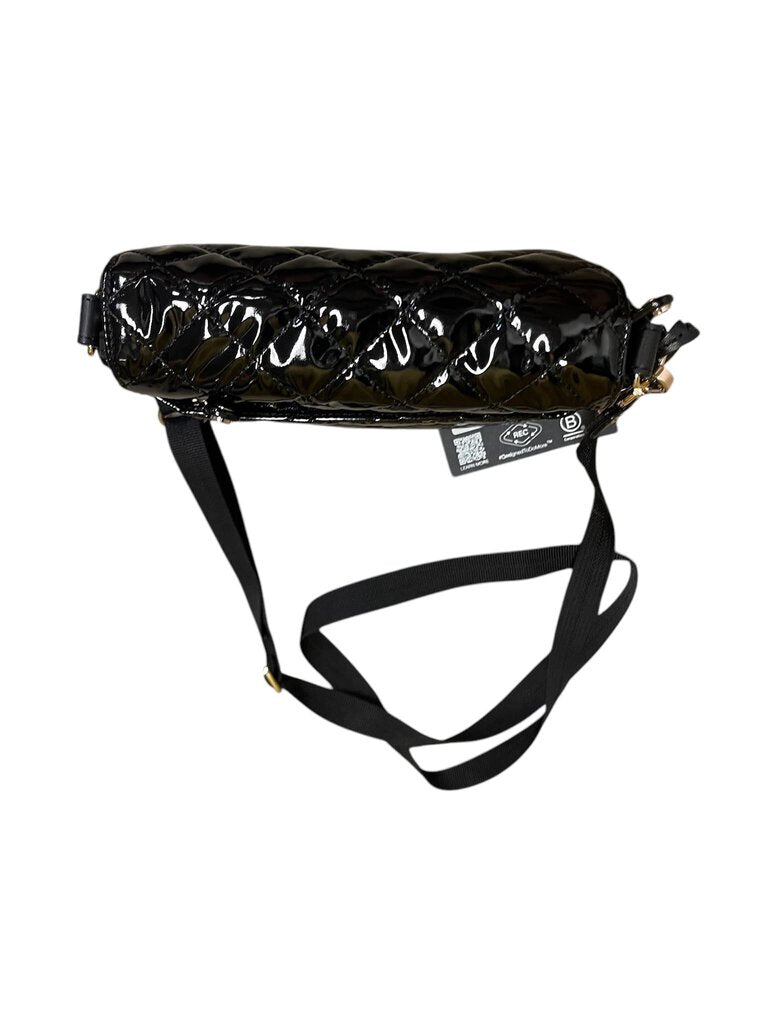 MZ Wallace Quilted Patent Crossbody Bag