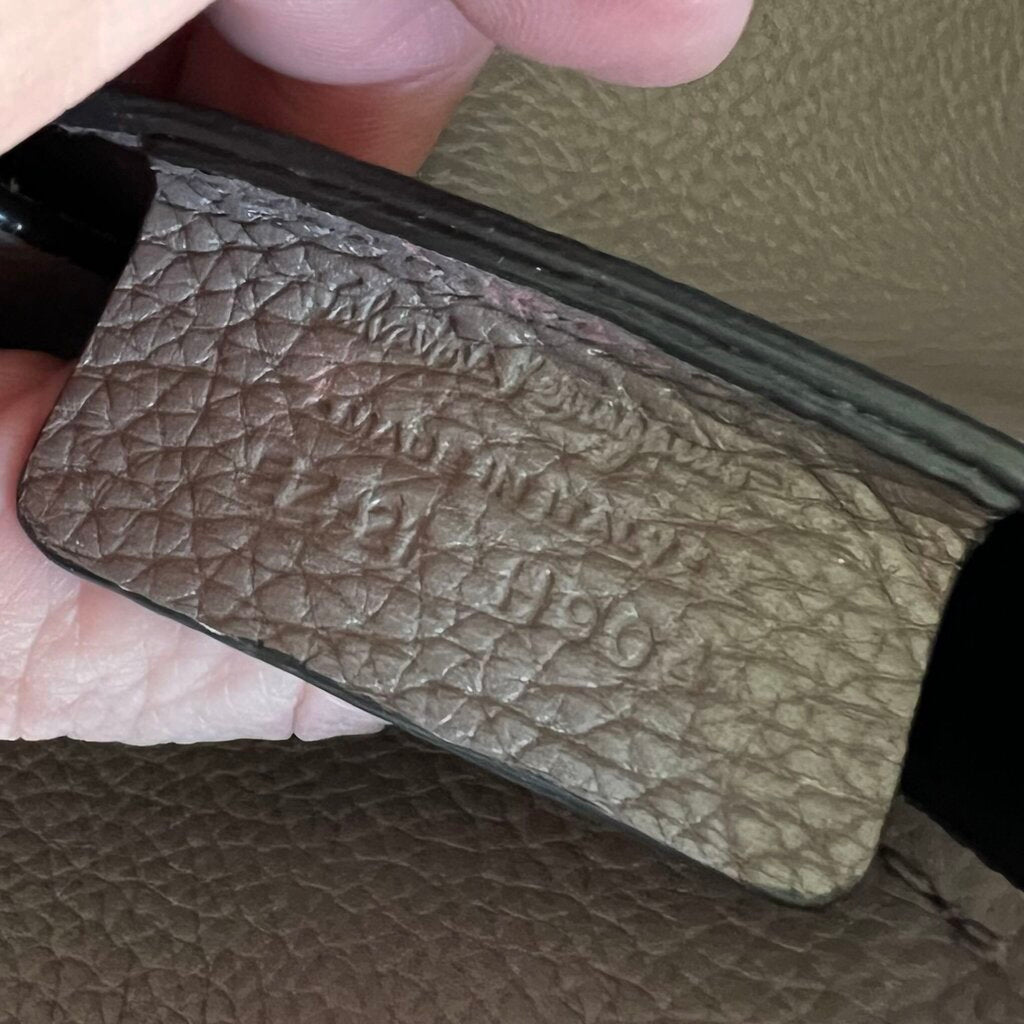 Ferragamo Pebbled Leather 'Fanisa Gancini' Large Saddle Bag