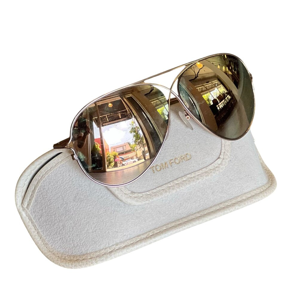 Tom Ford Mirrored Aviator Sunglasses