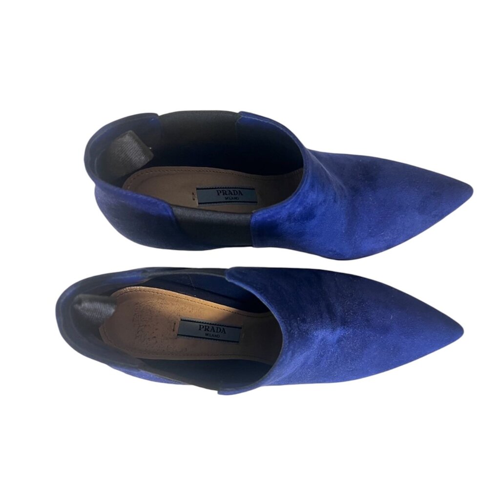 Prada Suede 'Camoscio' Ankle Boots, NEW