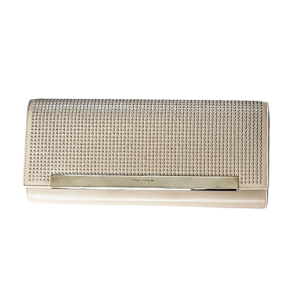 Saint Laurent 'Luetita' Studded Clutch Bag