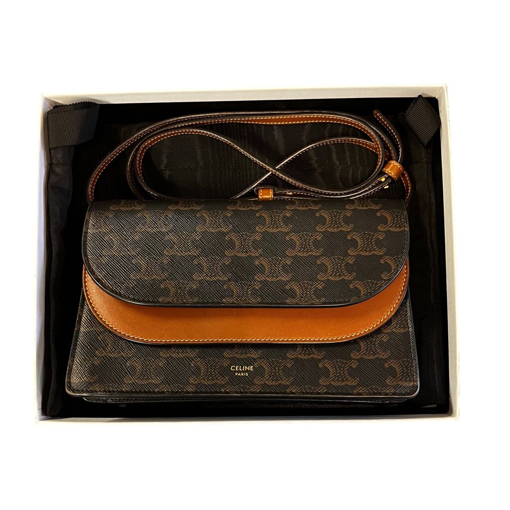 Celine Layered Wallet Crossbody Bag