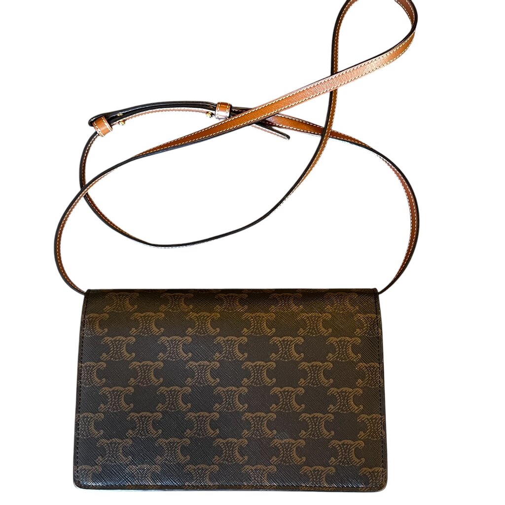 Celine Layered Wallet Crossbody Bag