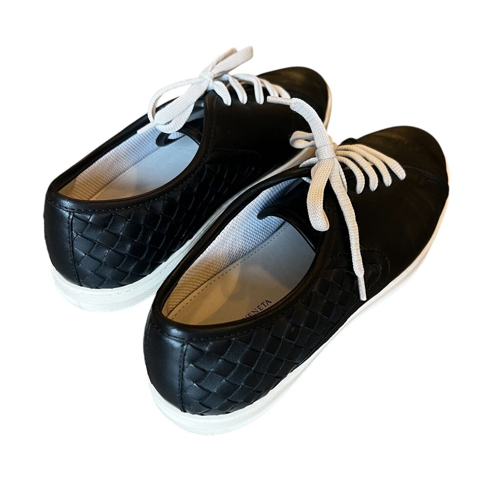 Bottega Veneta Intrecciato Leather Low Top Sneakers, MSRP $1,200