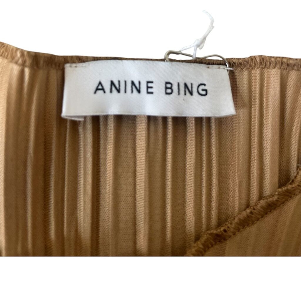 Anine Bing Plisse Maxi Dress
