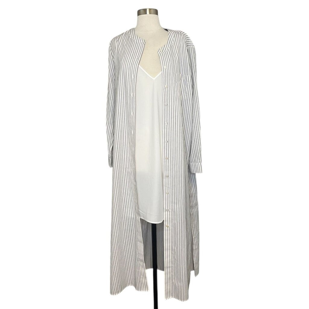 Jenni Kayne Striped Maxi Caftan Dress, NEW