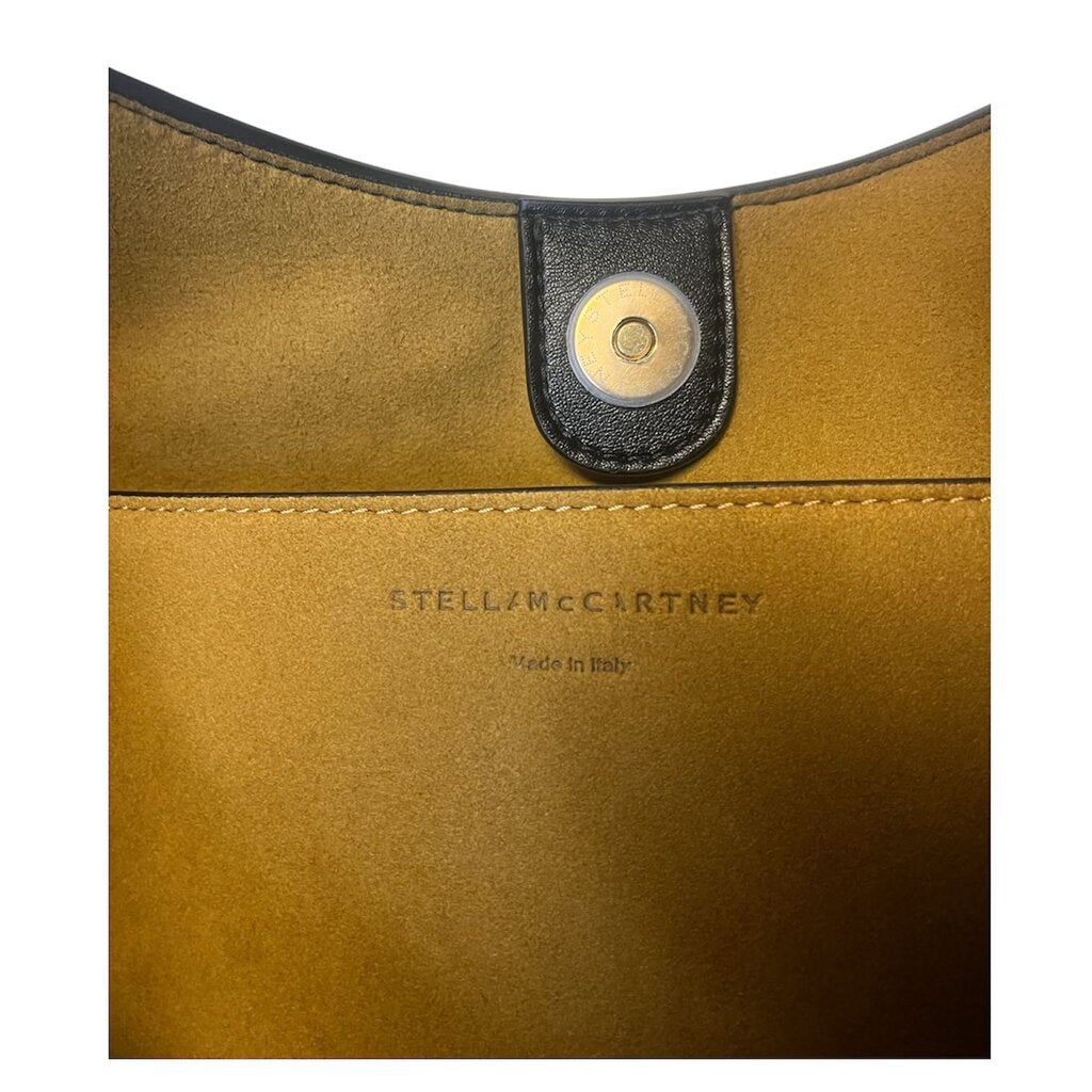 Stella McCartney Vegan Leather Perforated Logo Hobo Bag