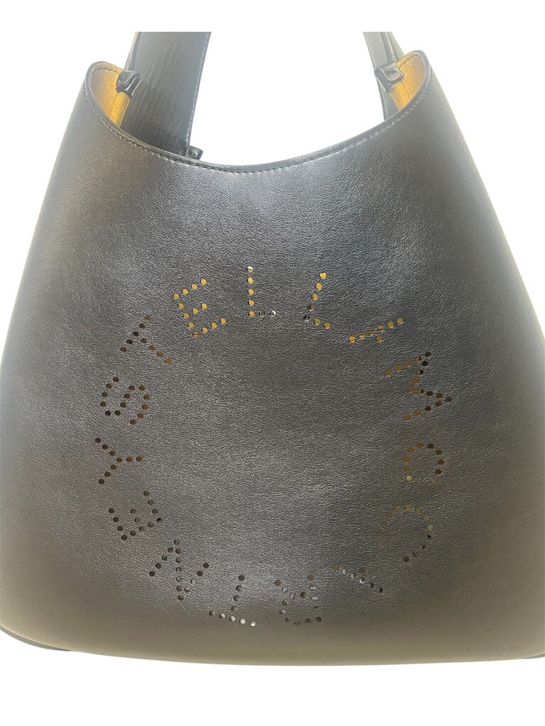Stella McCartney Vegan Leather Perforated Logo Hobo Bag