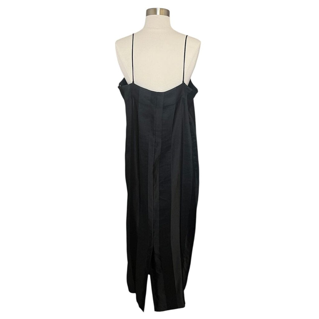 Jenni Kayne Embossed Satin Stripe Maxi Dress