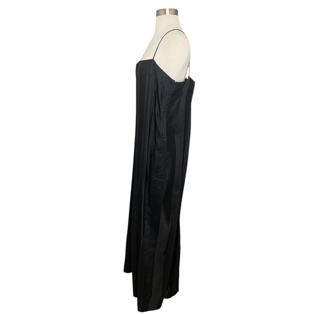 Jenni Kayne Embossed Satin Stripe Maxi Dress