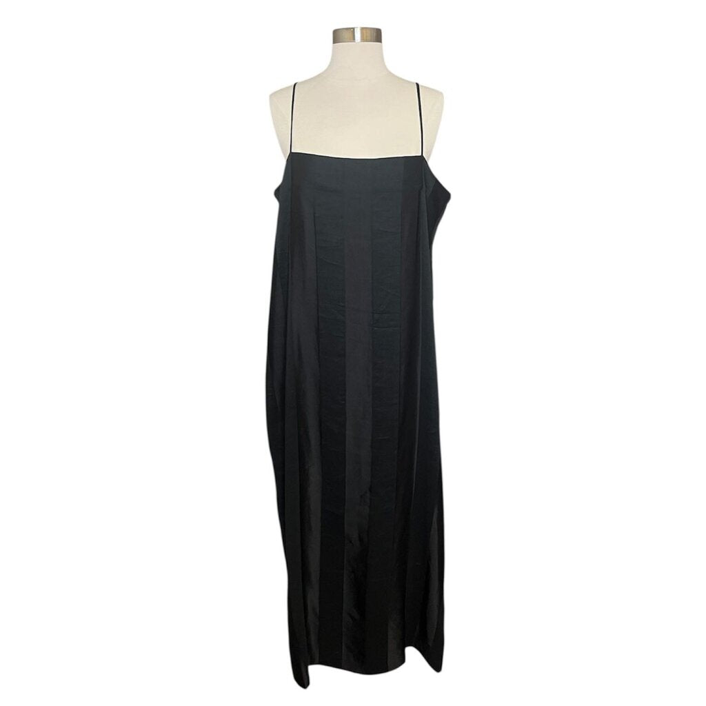 Jenni Kayne Embossed Satin Stripe Maxi Dress