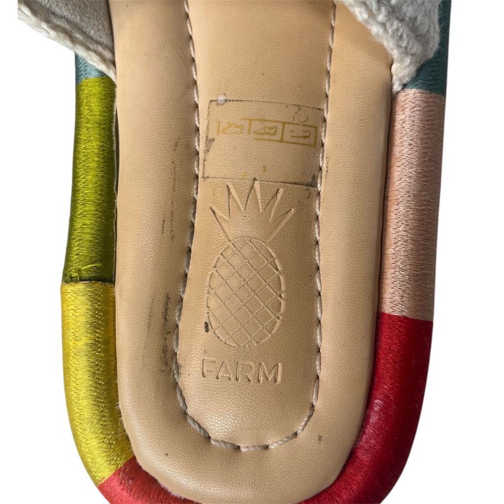 Farm Rio Crochet Slides