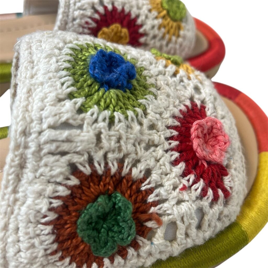 Farm Rio Crochet Slides