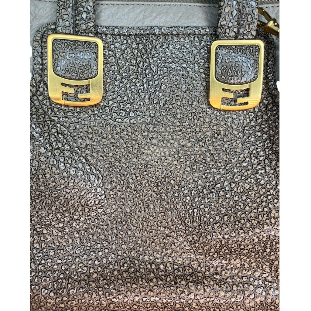 Fendi 'Chameleon' Pebbled Leather Handle Bag