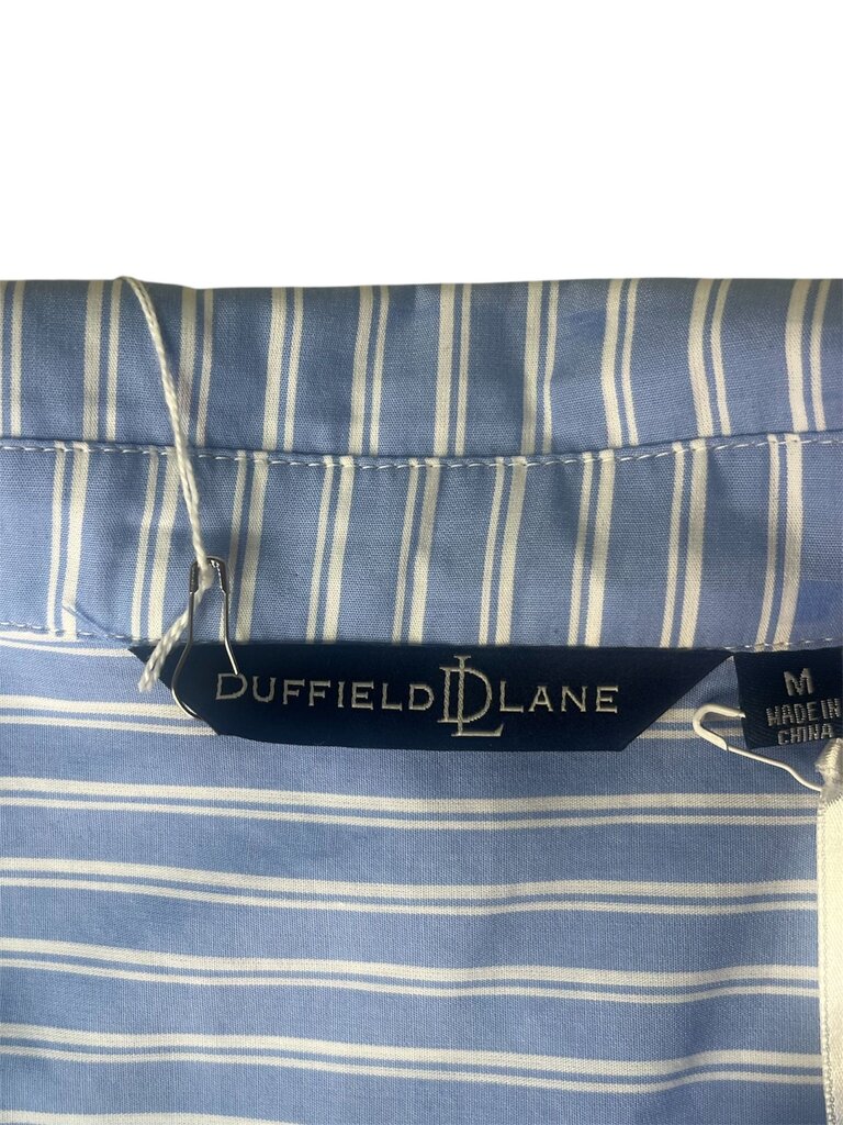 Duffield Lane Striped Ruffle Hem Dress, NEW
