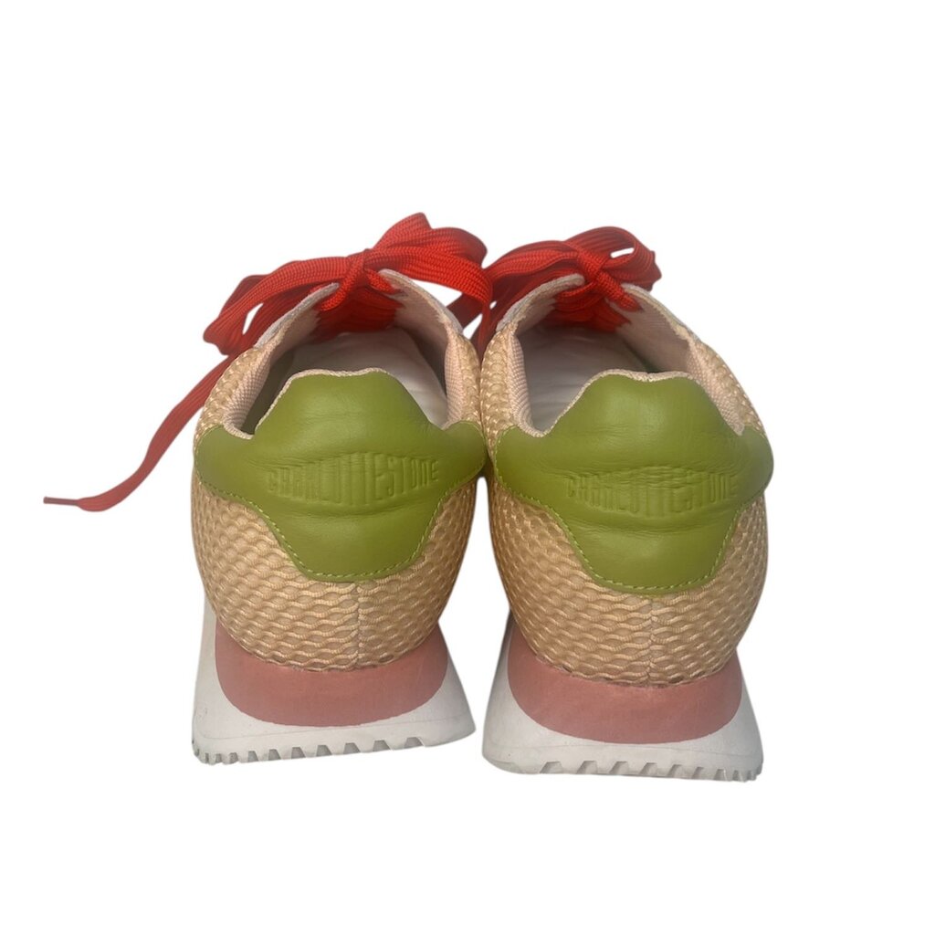 Charlotte Stone Mesh Platform Sneakers