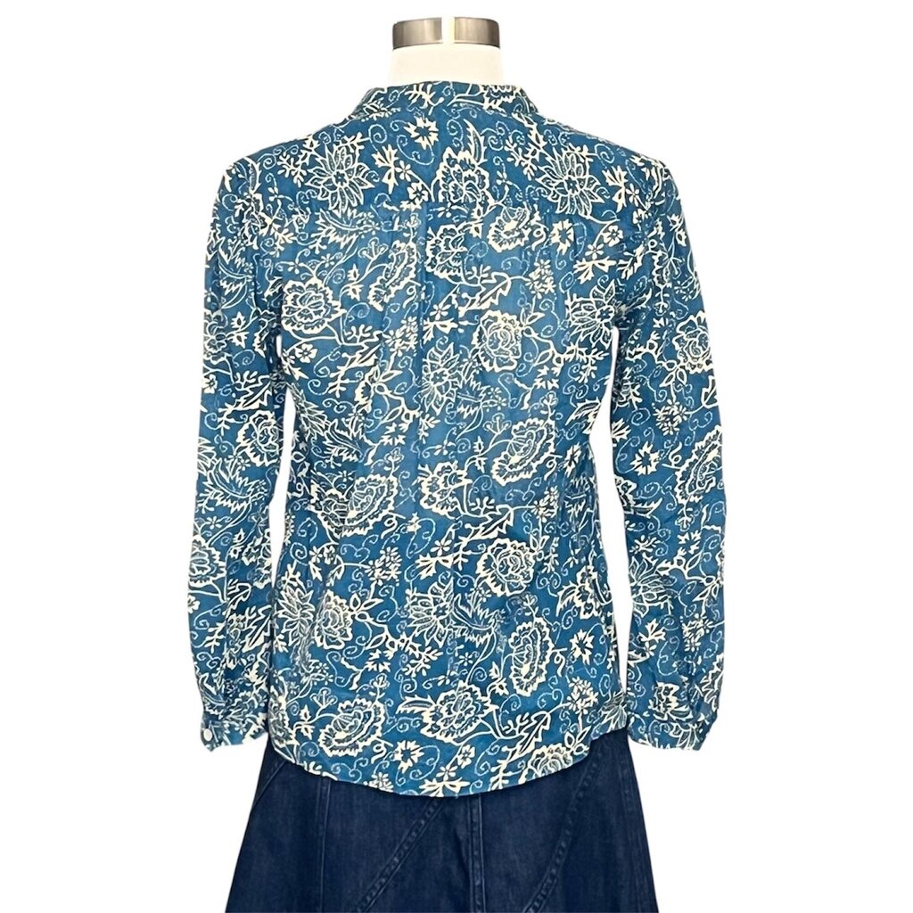 Isabel Marant Etoile Floral Print Split Collar Top
