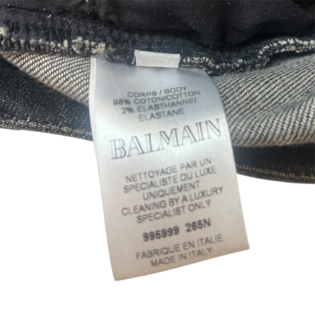Balmain Moto Jeans