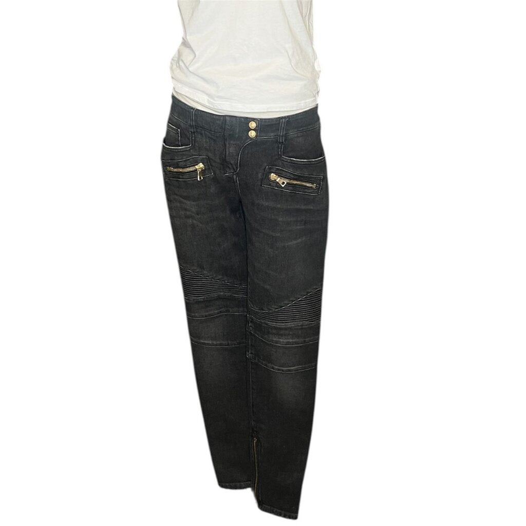 Balmain Moto Jeans