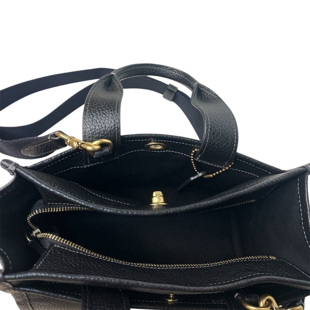 Coach Embroidered Leather 'Cargo' Tote Bag