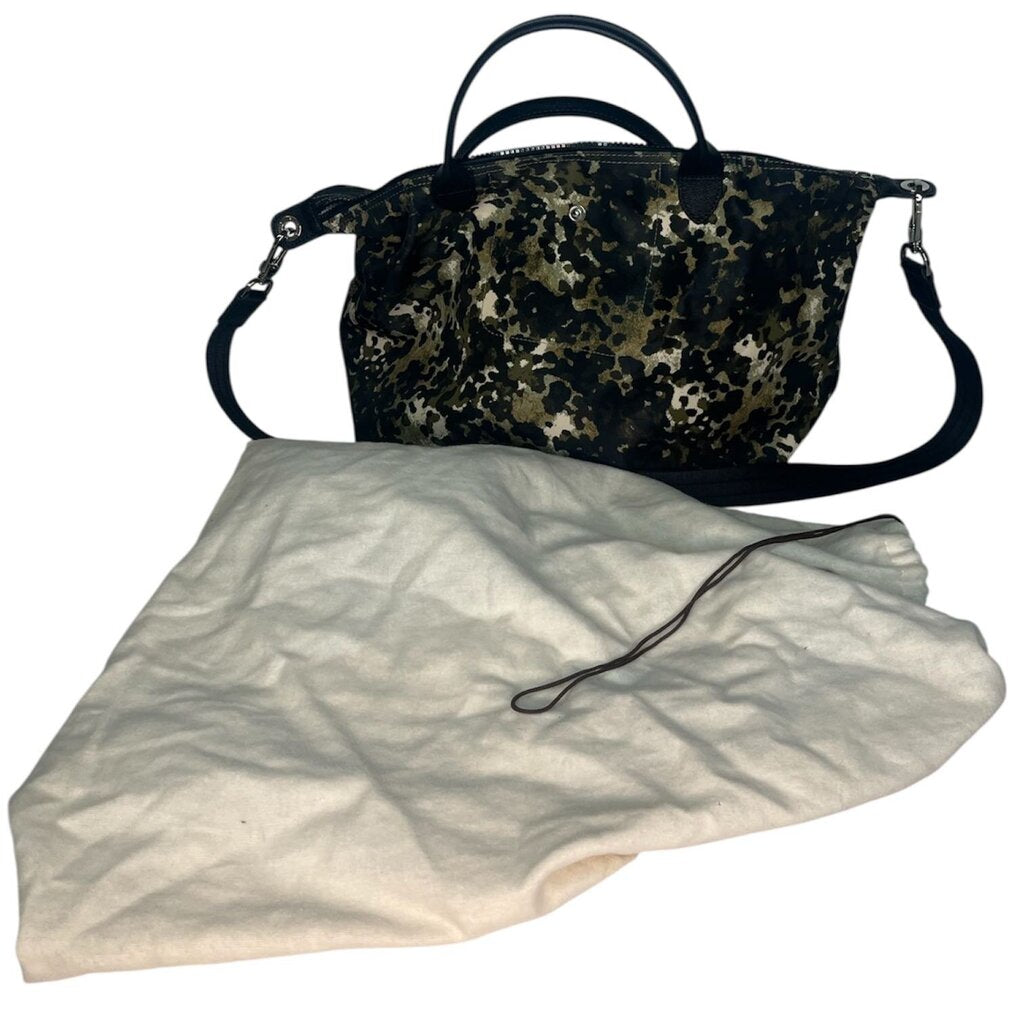 Longchamp Large Camo 'Le Pliage' Shoulder Strap Tote Bag