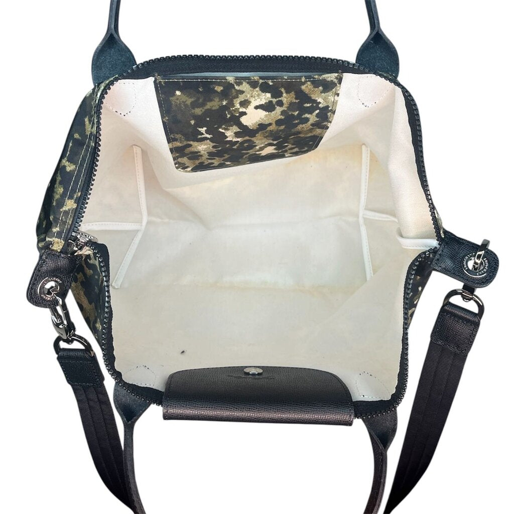 Longchamp Large Camo 'Le Pliage' Shoulder Strap Tote Bag