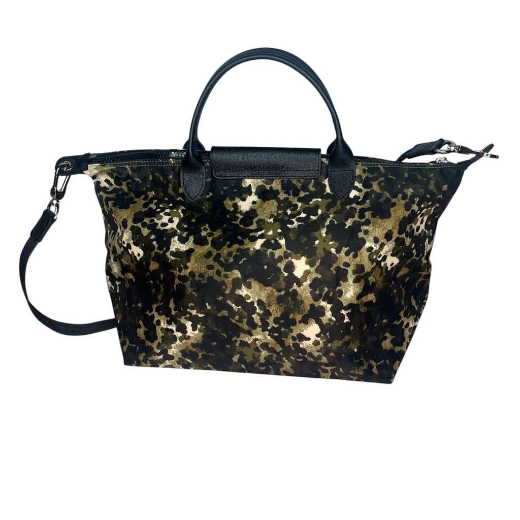 Longchamp Large Camo 'Le Pliage' Shoulder Strap Tote Bag