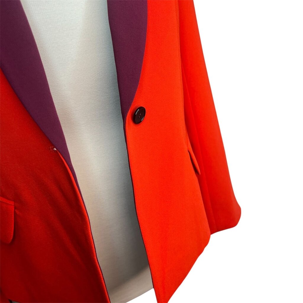 Marc by Marc Jacobs Reverse Lapel Crepe Blazer