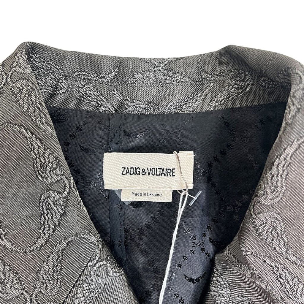 Zadig & Voltaire Tie Print Blazer, NEW