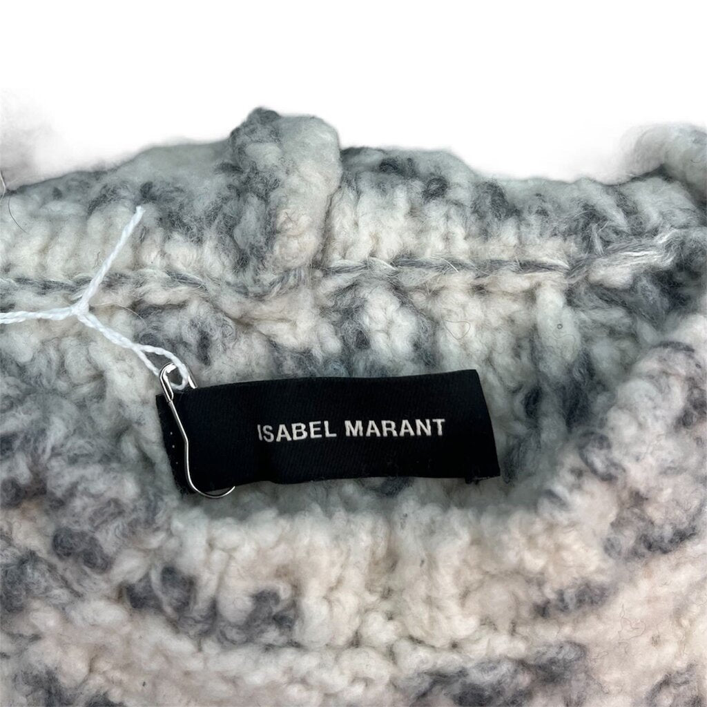 Isabel Marant Chunky Wool Mock Neck Sweater