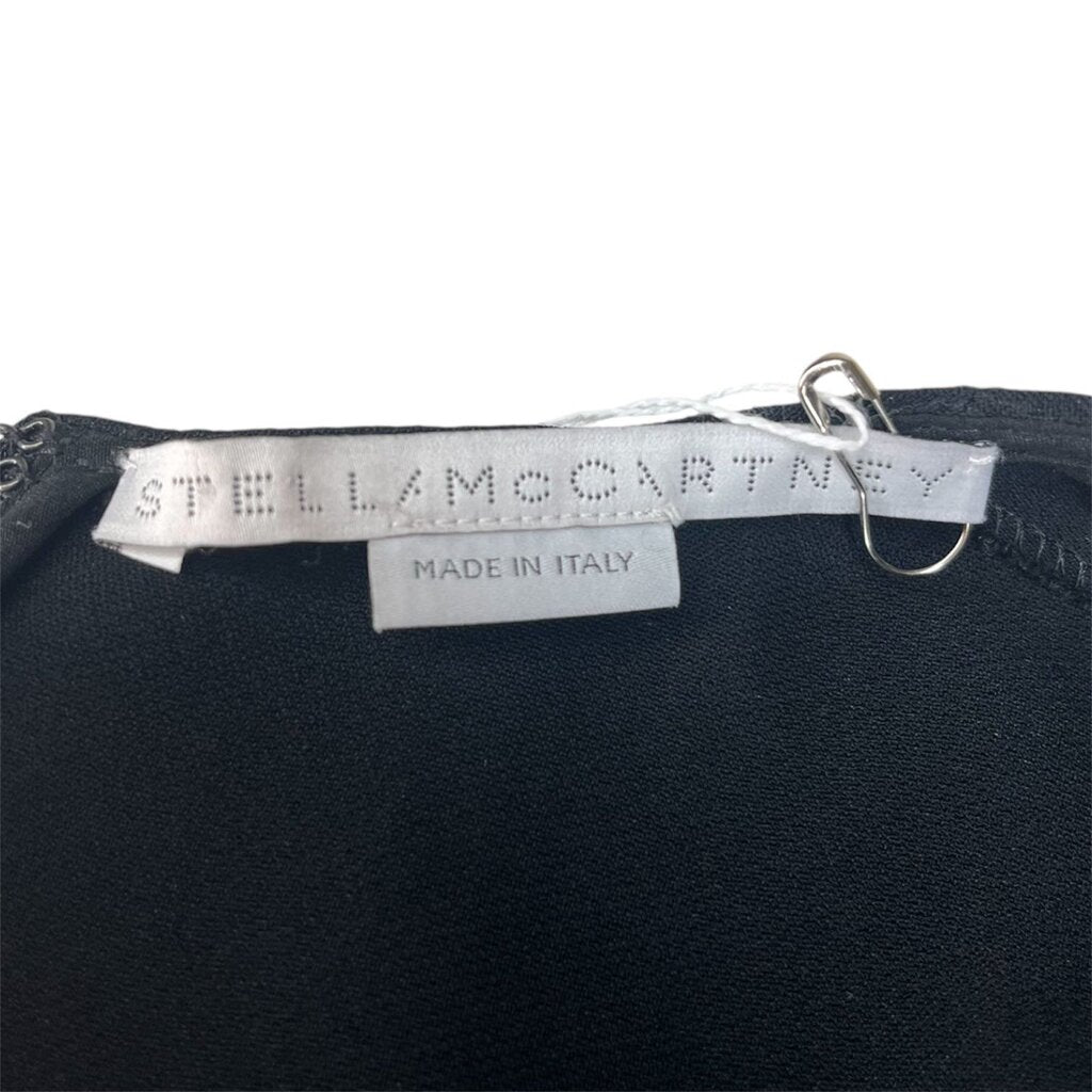 Stella McCartney Lace Sleeve Silk Blouse