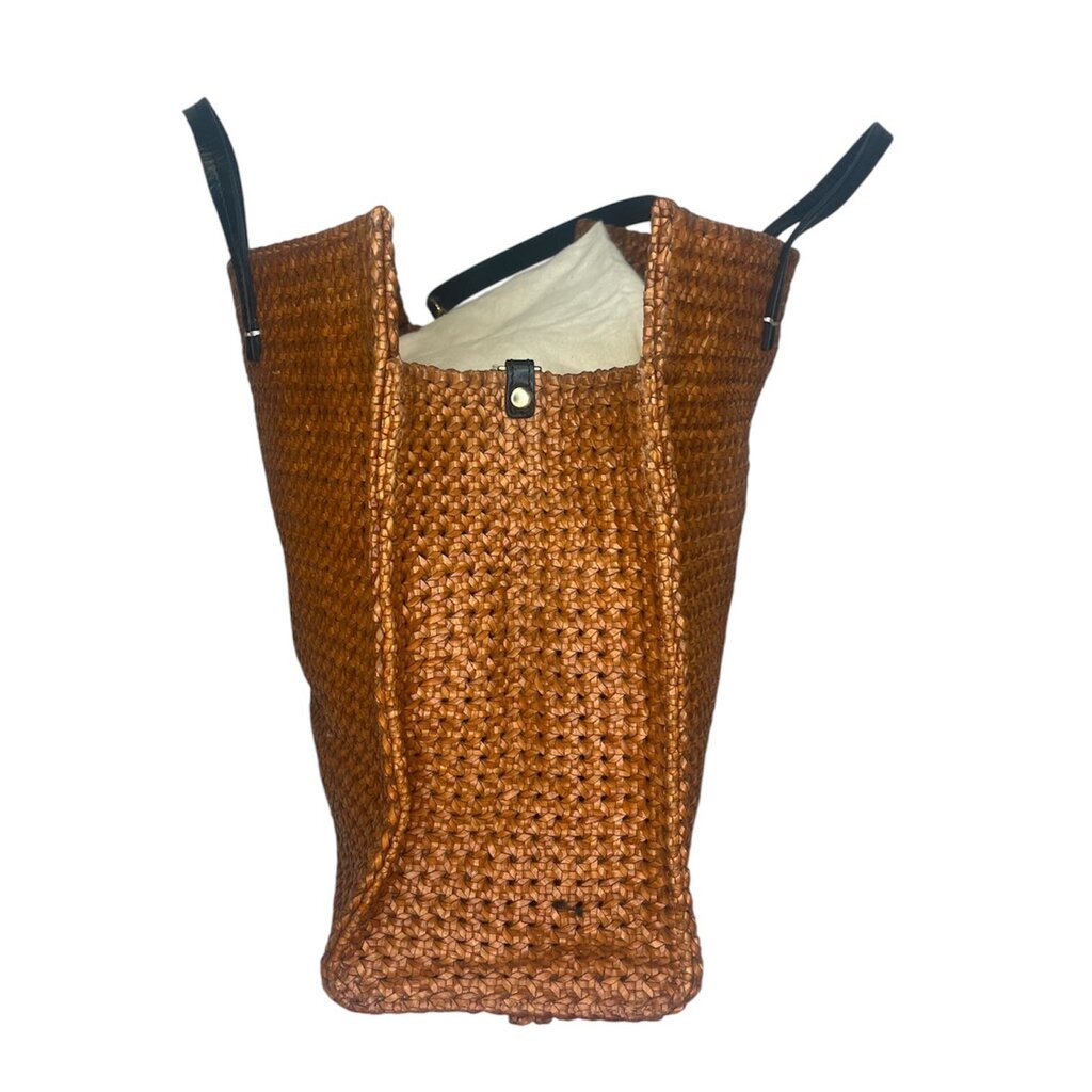 Clare V Woven Leather Tote Bag