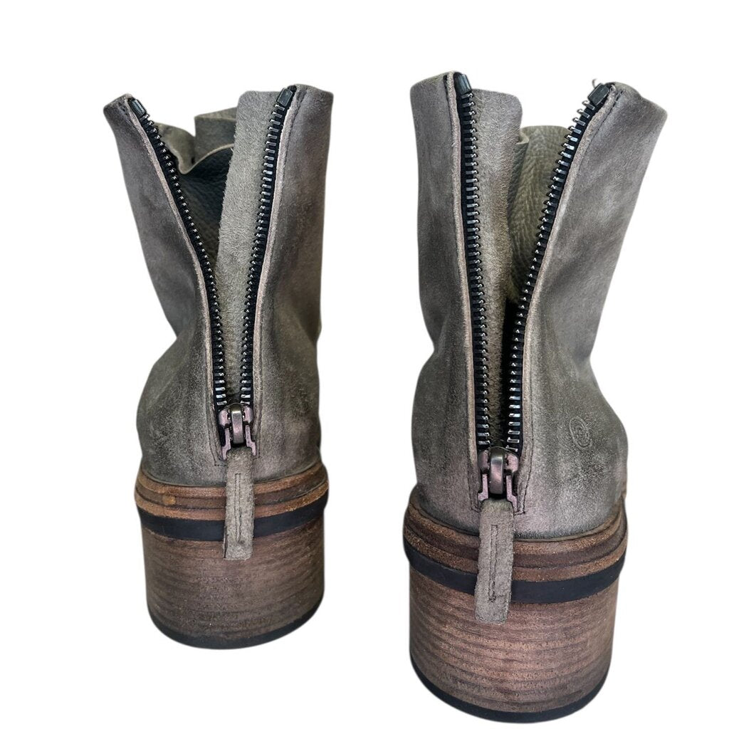 Marsell Suede Back Zip Hiking Boots