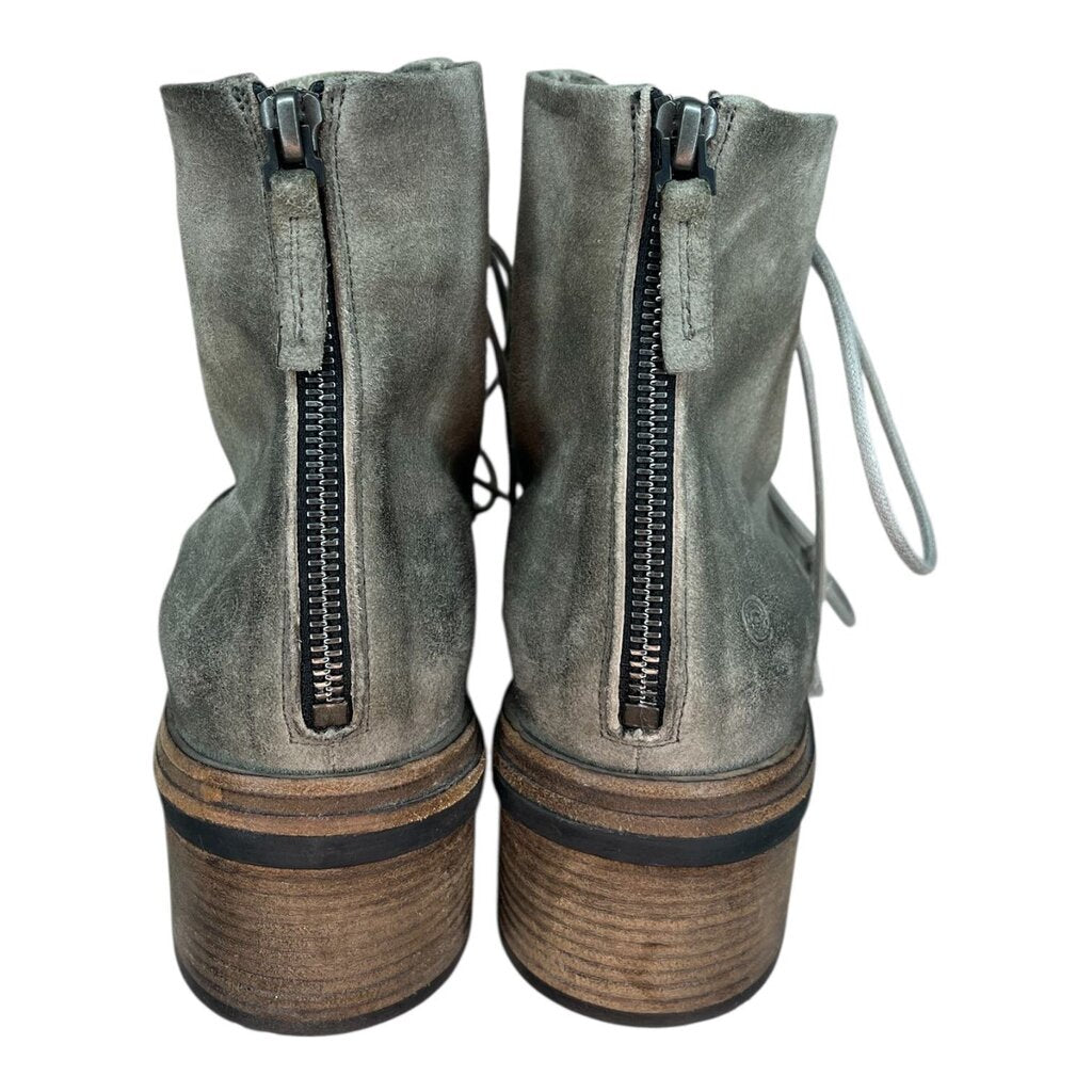 Marsell Suede Back Zip Hiking Boots