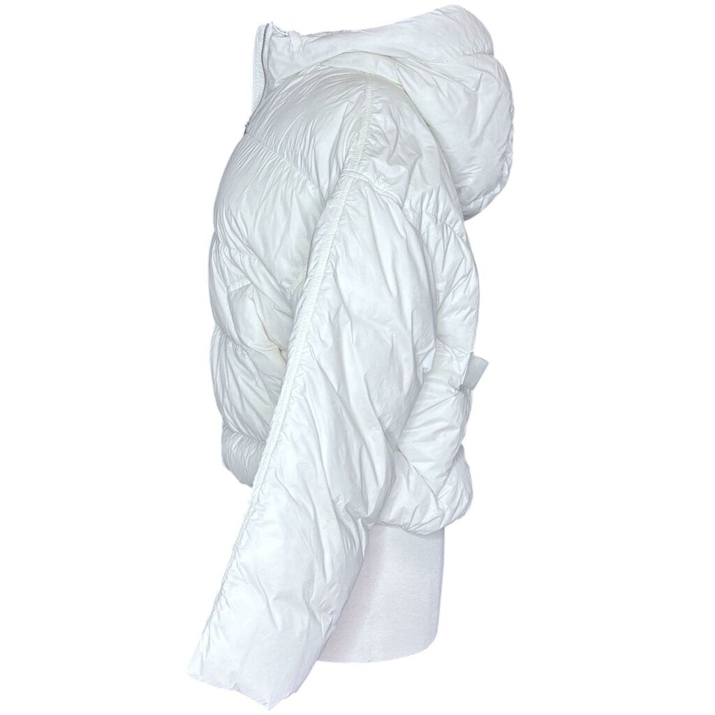 JNBY Cropped Hooded Puffer Jacket- return- stained