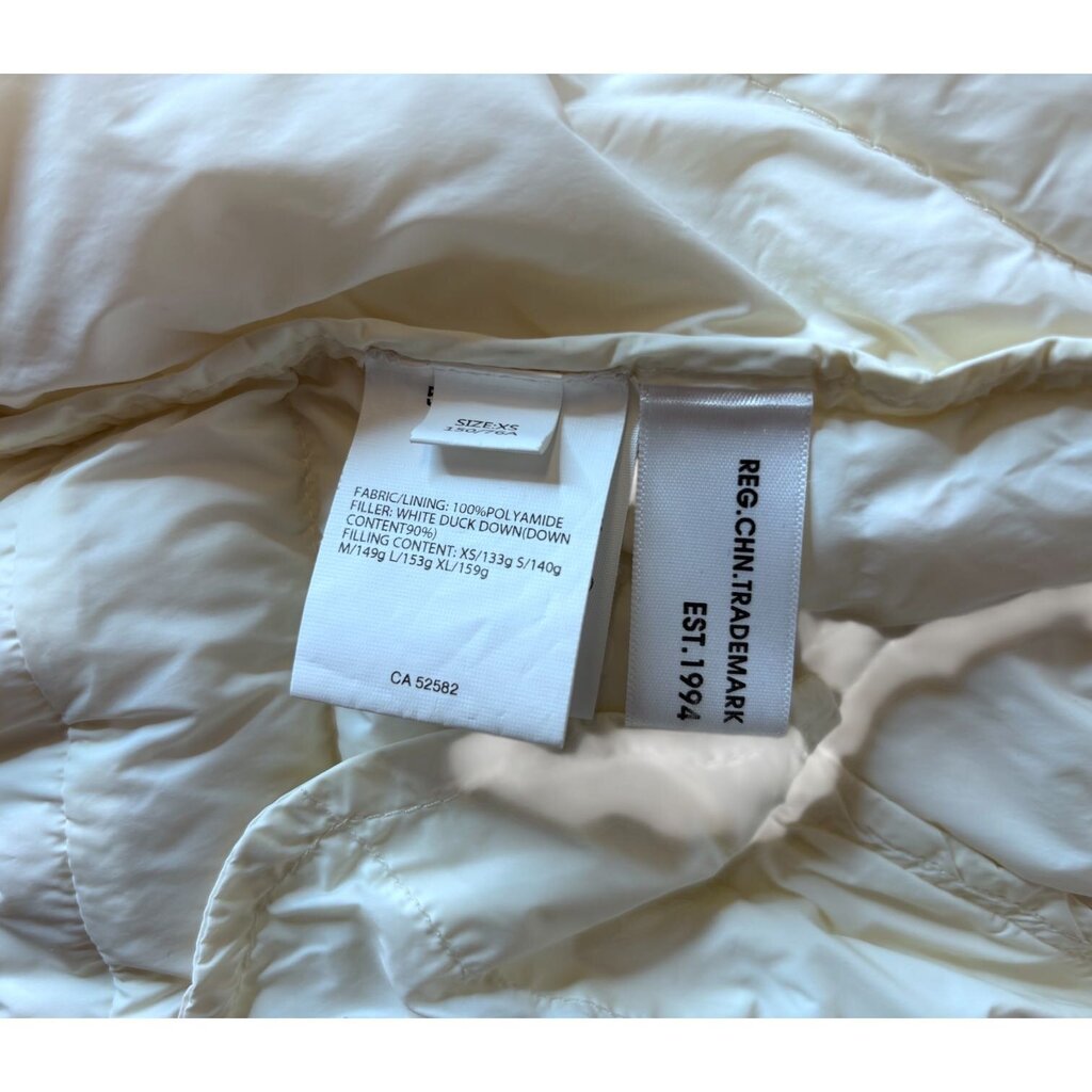 JNBY Cropped Hooded Puffer Jacket- return- stained