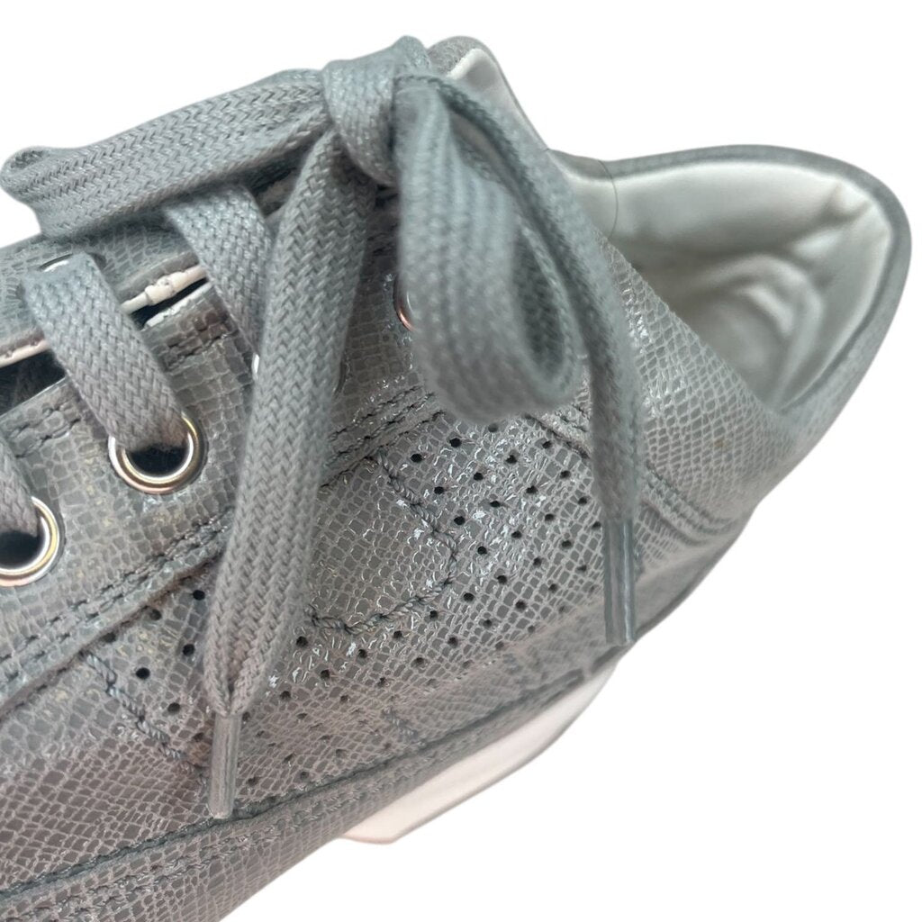 Hogan Croc Embossed Patent Sneakers
