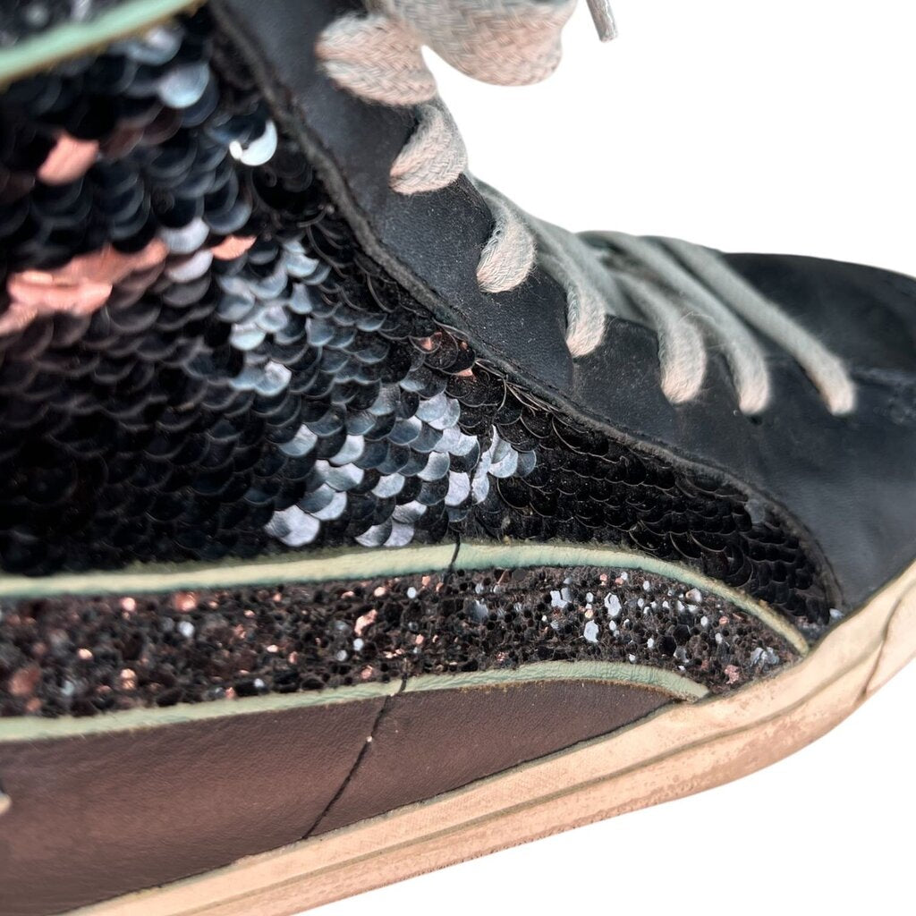Golden Goose 'Slide' Leather High Top Sneakers