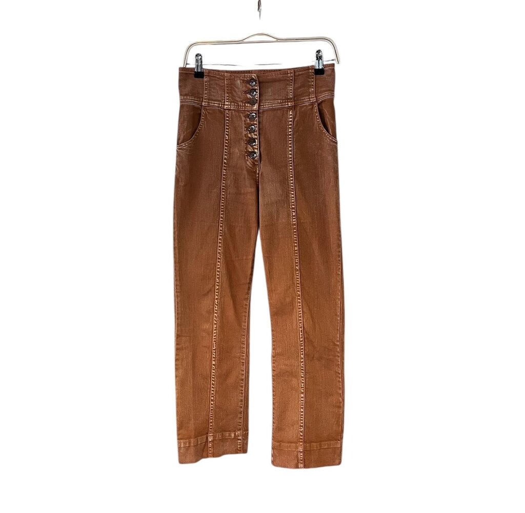 Ulla Johnson Pieced High Rise Jeans
