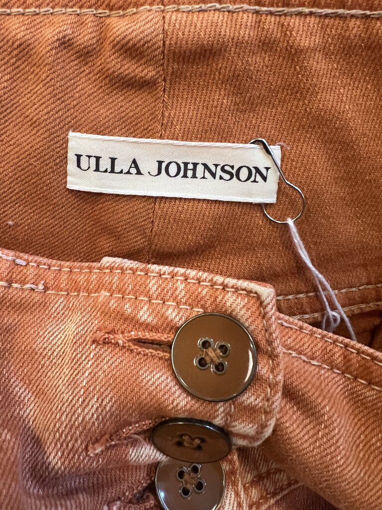 Ulla Johnson Pieced High Rise Jeans