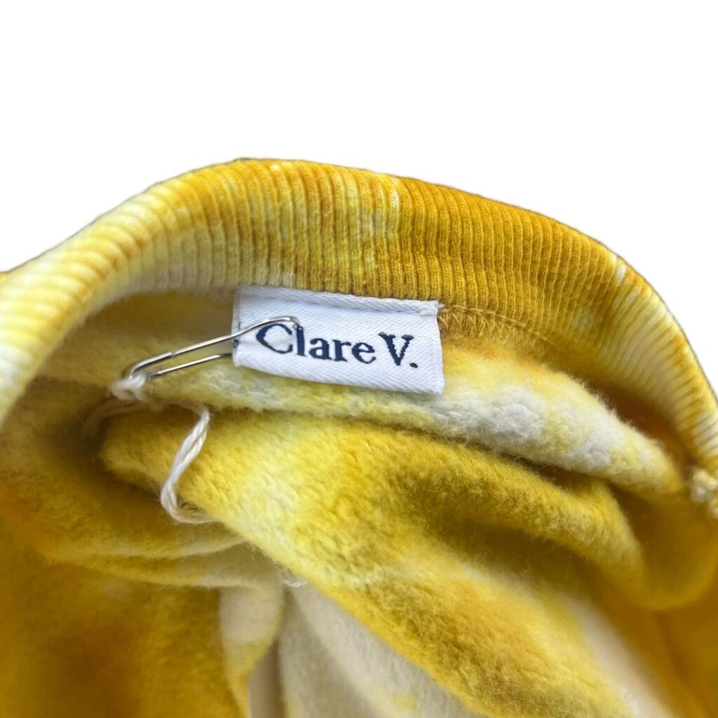 Clare V Tie Dye Ruffle Sweatshirt