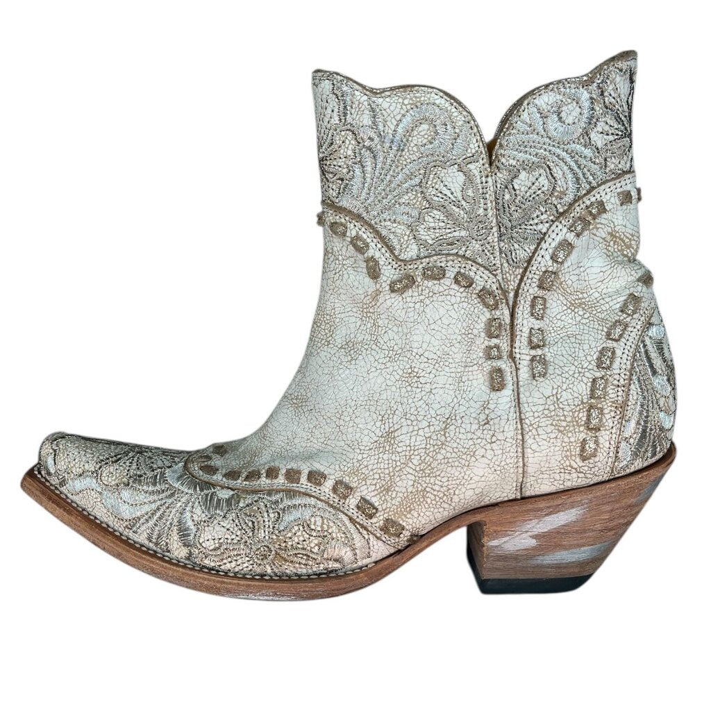 Old Gringo Applique Western Ankle Boots