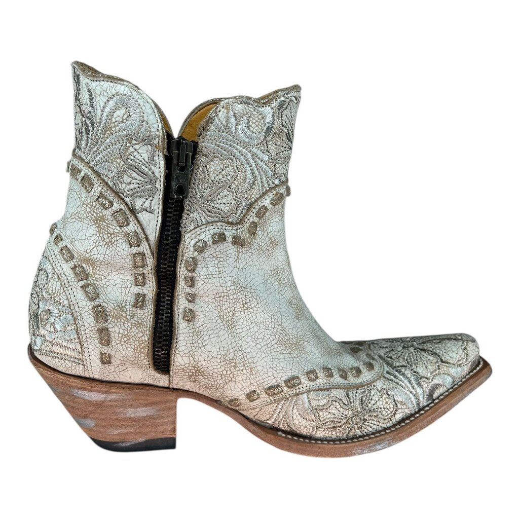 Old Gringo Applique Western Ankle Boots