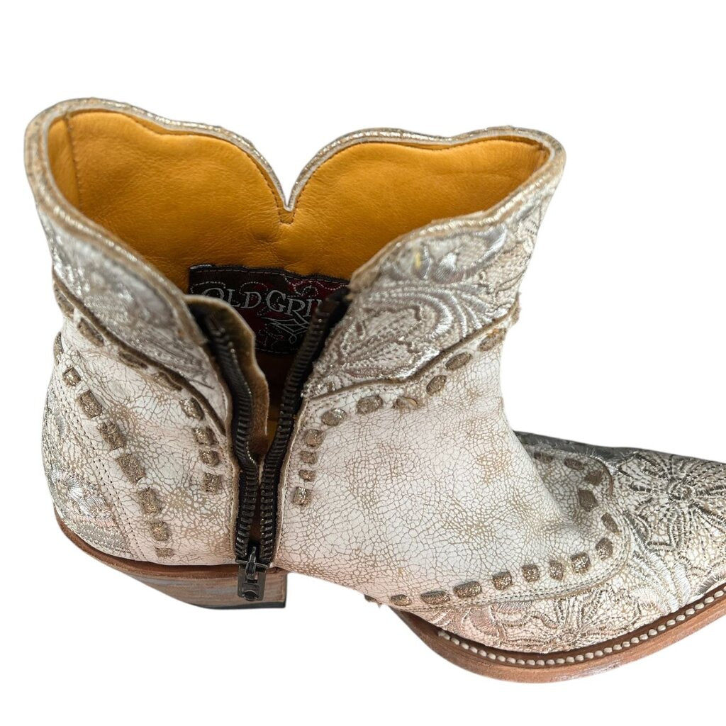 Old Gringo Applique Western Ankle Boots