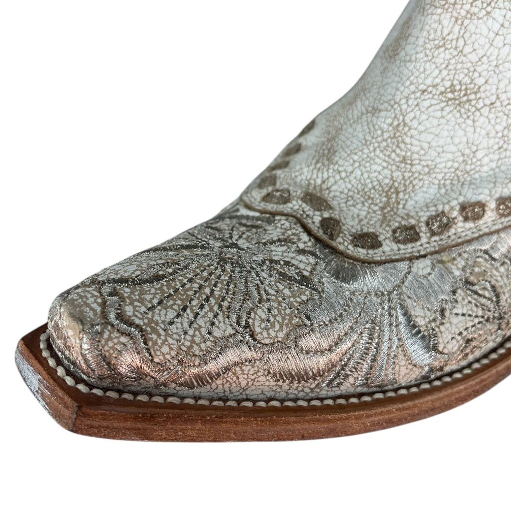 Old Gringo Applique Western Ankle Boots