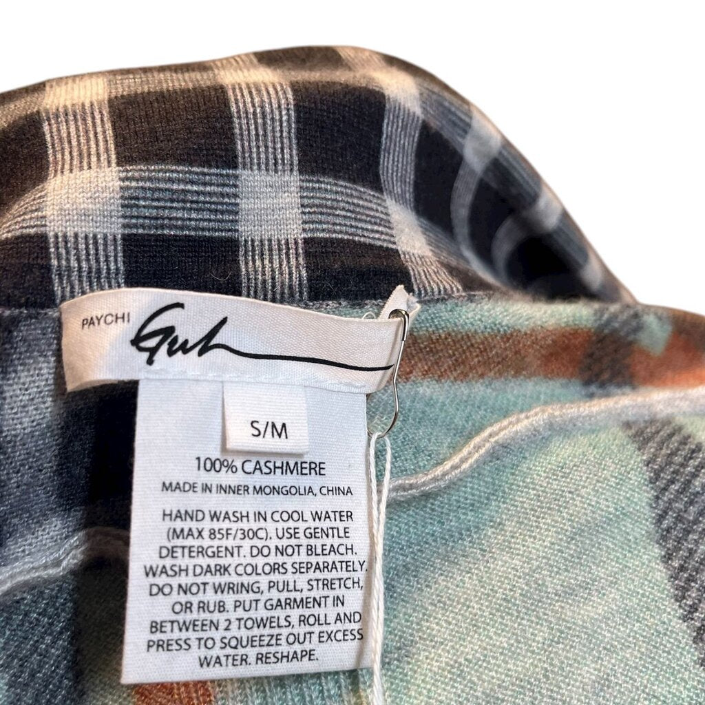 Paychi Guh Plaid Cashmere Shirt