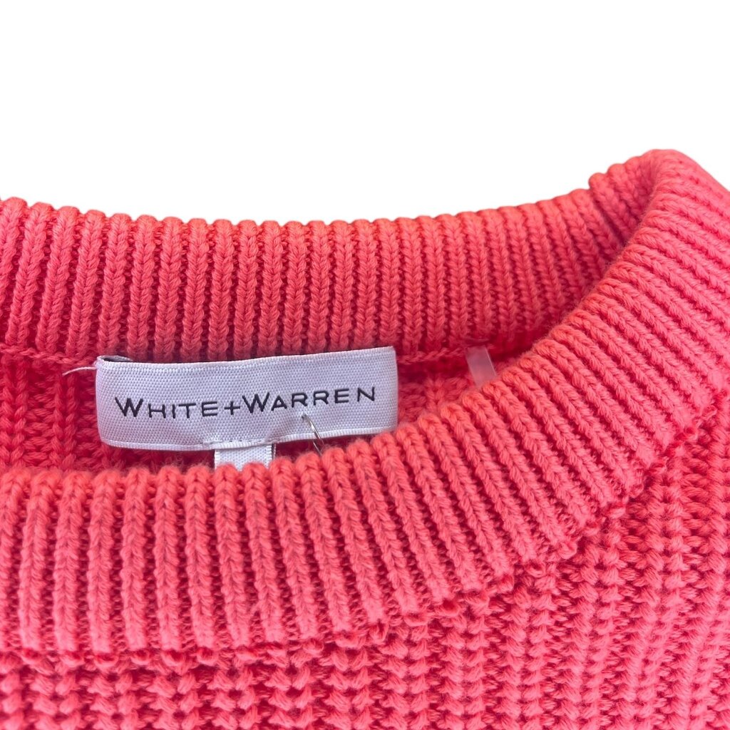 White + Warren Ribbed Organic Cotton Sweater