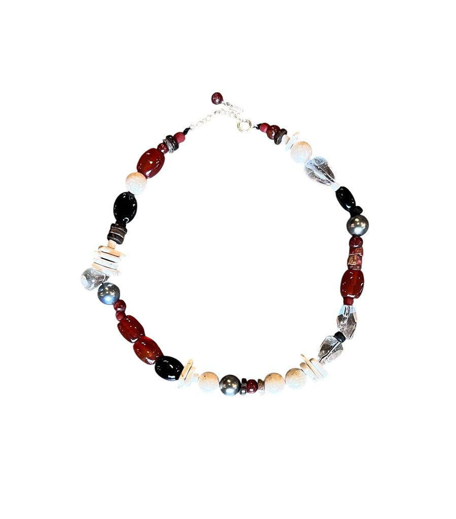 Ruth Barzel Multi Stone Chunky Necklace