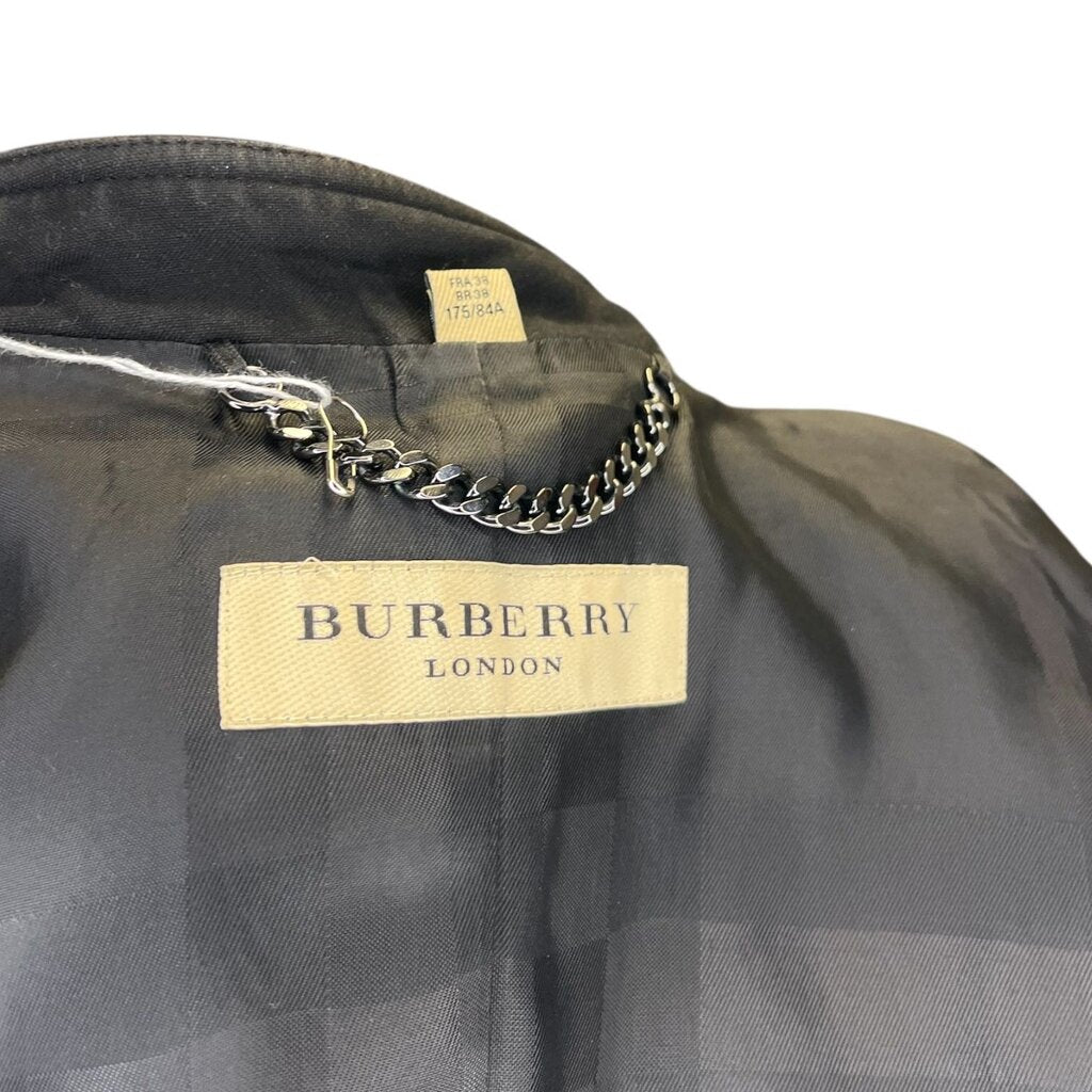 Burberry Knit Zip Front Jacket
